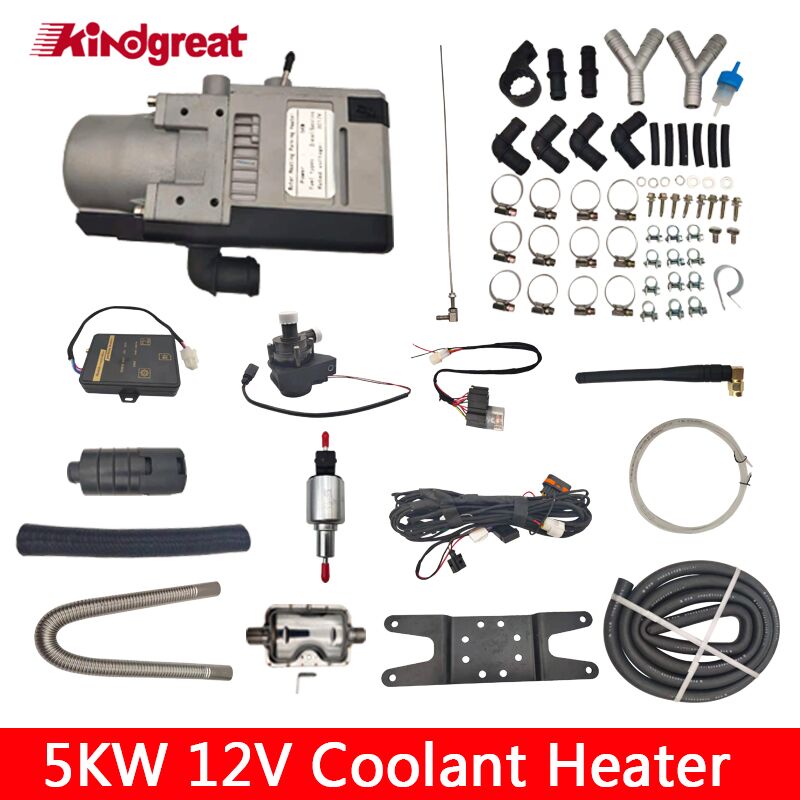 12V 5KW Diesel/Gasoline Hydronic Caravan Heater RV Boat Caravan Motorhome Coolant Heater Similar Eberspacher